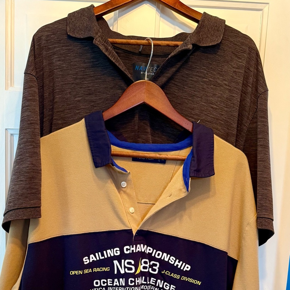 Bundle of 2 Men’s Nautica Polos, size 3XL. EUC